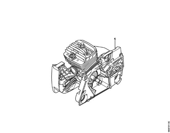 Motosierras de gasolina (MS) MS 880-R Níºmero de máquinaÂ  de la marca Stihl